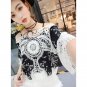 Blouse Women's Spring Crochet Lace Tops Blouse 2017 Boho Hollow Beach Cover Up Shirts Beach WT32952A
