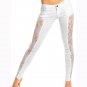 Lace Women's Pants Jeans Fashion Slim Women's Jeans Lace Pants Slippers Popular WT32629B