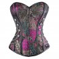 Steampunk Gothic Lacing Corset Women Steel Boned Corset Waist Bustier With Chains W31263