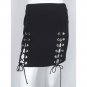 2017 Summer New Arrival Sexy Casual Bandage High Quality Women Black Skirt Back Zipper WT33139