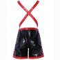 Sexy Vinyl Leather Men Boxers Underwear Lingerie Gay jockstrap homme sexy erotic Boxers W7023