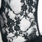 Vintage Dress Lace Patchwork Above Knee Back Hole Ladies Peplum Dresses Women's Clothing W203082B