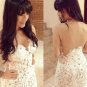 Floral Cute Club Fashion Women White Sweets Summer Elegant Bodycon Mini Girl Women Dress W910033