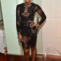 Sexy See Through Club Dress Embroidered Women Lace Dress Hollow Out Bodycon Dress W850328A