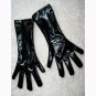 Vinyl Catsuit Sleeveless Zipper Crotch Jumpsuit Gloves Faux Leather Lingerie Catsuit W377918
