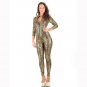 Jumpsuit For Women Vinyl Leather Jumpsuit Sexy Leather Bodysuit W207980B