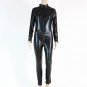 Sexy Men Latex Catsuit Faux Leather Bondage Bodysuit Unitard Fetish Costumes Erotic Lingerie W8281