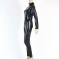 Sexy Men Latex Catsuit Faux Leather Bondage Bodysuit Unitard Fetish Costumes Erotic Lingerie W8281