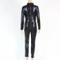 Sexy Men Latex Catsuit Faux Leather Bondage Bodysuit Unitard Fetish Costumes Erotic Lingerie W8281