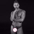 Sexy Underwear Mens Thongs Cheap Faux Leather Thong Sex Men Backless Underwear W850556