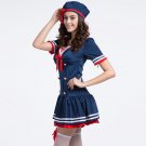 Ladies Sailor Sea Dress Costume Outfit Sexy Fashion Role Play Halloween Cosplay Costume W438049