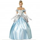Super Deluxe Enchanting Cinderella Princess Elegant Fancy Dresses Costume Carnival Costume W158961