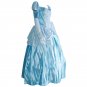 Super Deluxe Enchanting Cinderella Princess Elegant Fancy Dresses Costume Carnival Costume W158961