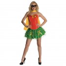 Sexy Women Superwomen Cosplay Costume Adult Strapless Mini Dress Superhero Halloween W2084314