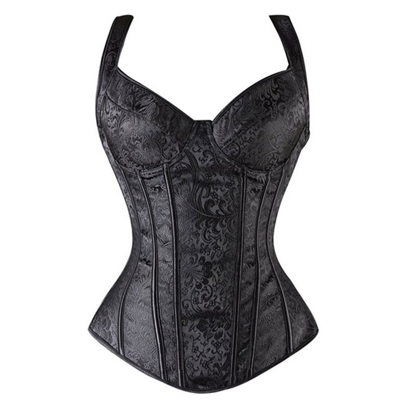 Sexy Gothic Women Burlesque Lingerie Steampunk Corset W35802b