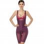 Women Bodyshaper Slimming Purple Shapewear Smooth Lingerie Corset Plus Size W880355C