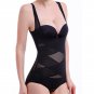 Women Sexy Butt Lifter Full Body Black Tummy Control Gather Breast Lingerie W880559A