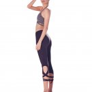 Women Leggings Cross Inspired Ballet Danceing Leggings Fitness Bandage Cropped Pants WT33230B