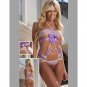Purple Mature Women Sexy Lace Lingerie Bodysuit Teddy Lingerie W275335C
