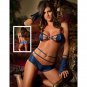 Hollow Out Bra and Thong Brief Sleepwear Unlined Buckle Babydolls W204109