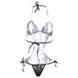 Sexy Transparent Mesh Gauze Sling Vest Underwear Lingerie Nightwear W242125