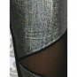 Sexy Sheer Mesh Patchwork Shiny Metallic Leggings Girl Punk Rock Leggins fashion ankle pants WL7861B