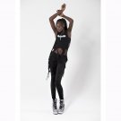 Fashion Women Plain Skinny Leggings Black Ladies Casual Pants WL8320A