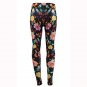 Women 3D Digital Floral Paint Pattern Elastic Pants Leggings WL069