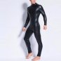 Male PVC Leather Zipper Overall Bodysuit Long Jumpsuit Clubwear Men Catsuit W926721