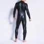 Male PVC Leather Zipper Overall Bodysuit Long Jumpsuit Clubwear Men Catsuit W926721