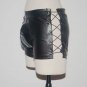 Sexy Male Faux Leather Low waist Zipper Lace Up Boxer Night Clubwear Shorts Men W926624