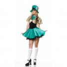 Ladies Halloween Masquerade Party Cosplay Dress & A Hat W932015