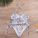 Two Piece Beachwear Bikini Sets Dairy Cow Pattern Cross Bandage Push Up Sexy Swim Wear WT41909C Two Piece Beachwear Bikini Sets Dairy Cow Pattern Cross Bandage Push Up Sexy Swim Wear WT41909C