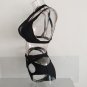 Black Solid Swimsuit Two Pieces Bandage Cutout High Waist Push Up Bikini Bathing Suit We8021821