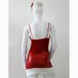 Spaghetti Strap Bodycon Red Sequin Christmas Dress with Christmas Hat Gloves W514014