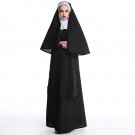 Halloween Costume For Women Female Monasticism Cosplay Sexy Nun Costume Long Fancy Dress W5389171