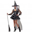Adult Halloween Costumes Funny Witch Cosplay Women Fancy A-line Corset Dress W84455