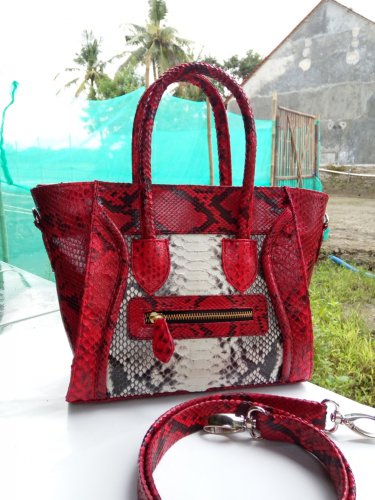 HANDBAG MODEL CELINE RED COLOUR