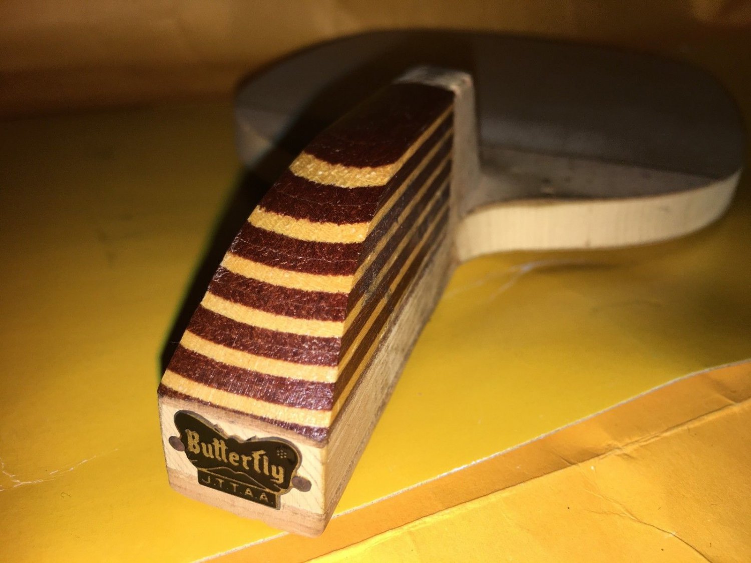 Butterfly Senkoh 1 Japan Penhold Table Tennis Blade Old Iron Plate Logo