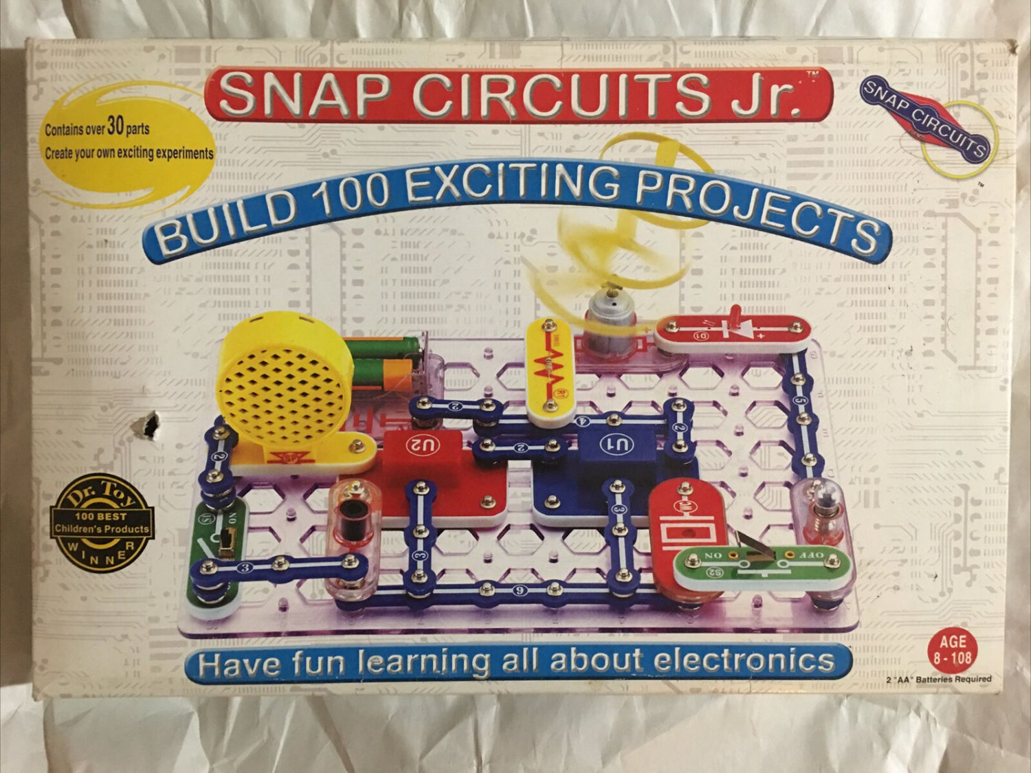 ELECTRONIC SNAPS CIRCUITS EXPERIMENTS 1-101 Elenco TM Electronics, INC