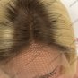 Ombre BlondeHuman Hair Straight Bob Lace front Wigs