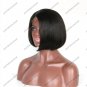 Brazilian Human virgin Hair Straight Bob Lace front Wigs