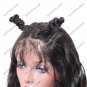 150% Density Virgin Human Hair Wavy Full lace Wigs