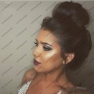 150% Density Virgin Human Hair Straight Full lace Wigs