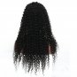 180% Density Virgin Human Hair kinky cul Full lace Wigs