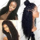 180% Density 100% Brazilian Remy Human Hair Curly Full lace Wigs