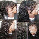 180% Density 100% Brazilian Remy Human Hair Curly Full lace Wigs