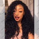 24inch 180% Density 100% Brazilian Remy Human Hair Deep Curly Full lace Wigs