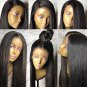 150% Density Virgin Human Hair 20inch Straight Full lace Wigs
