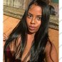 150% Density Virgin Human Hair Straight Full lace Wigs 18inch